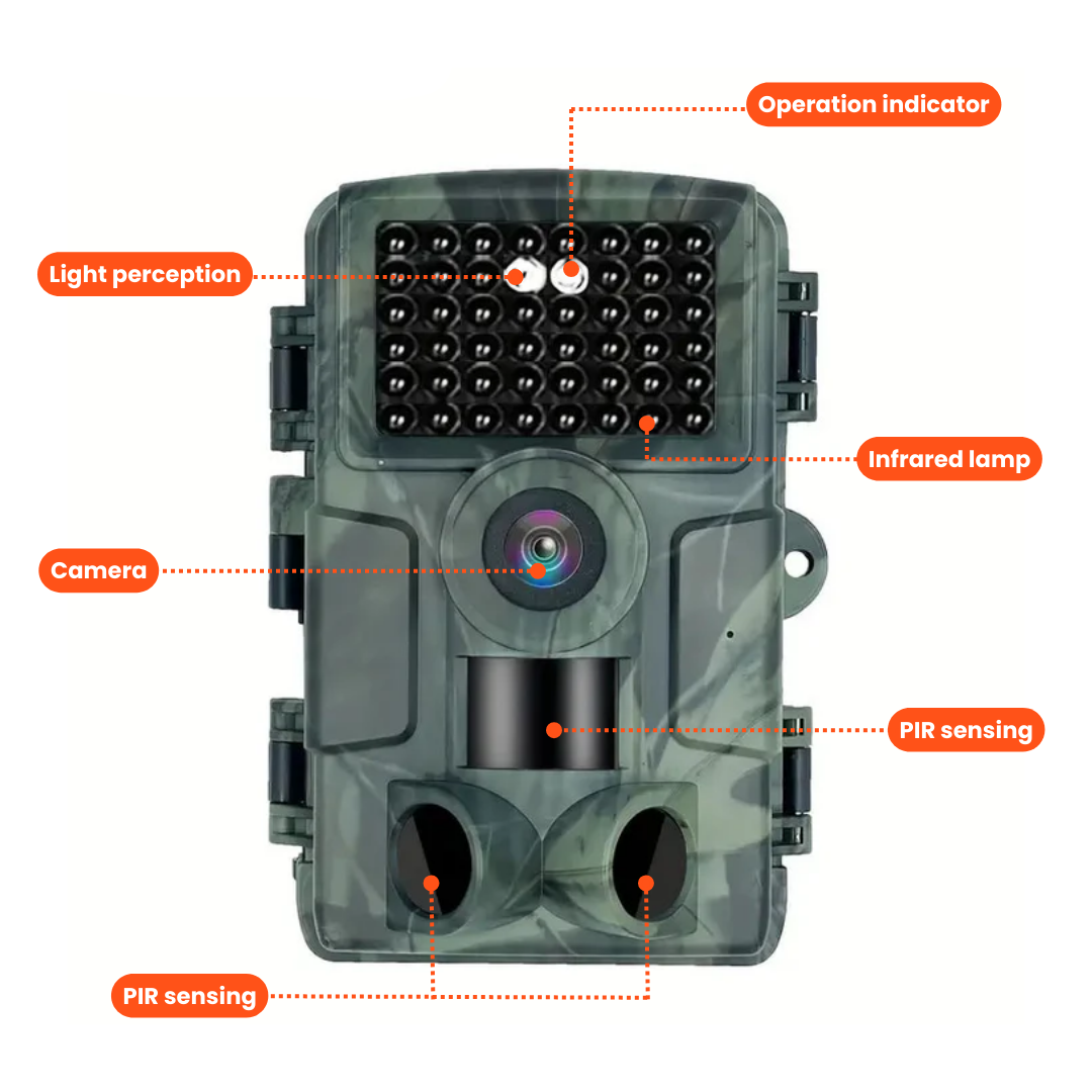4K Ultra HD-wildcamera – 60 MP met appbediening