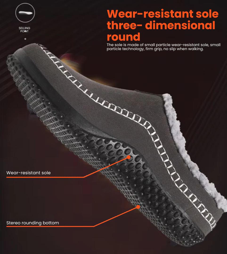 Op blote voeten geïnspireerde pantoffels – ultrawarm, flexibel en comfortabel