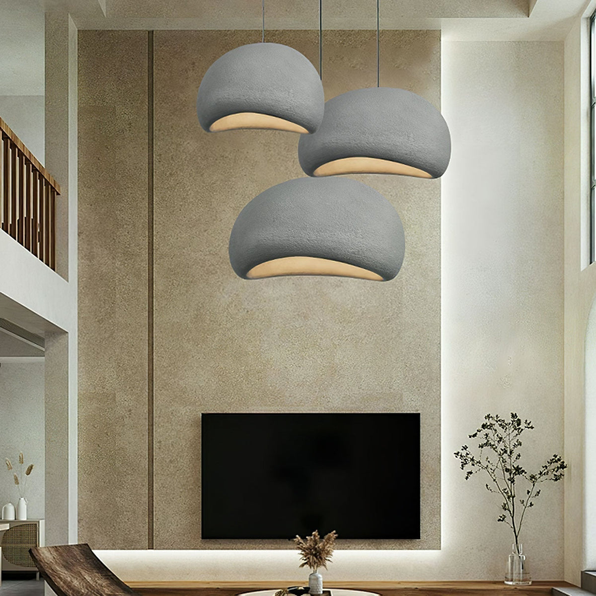 Bordeauxkleurige hanglamp met dimbare verlichting en verstelbare ophanging