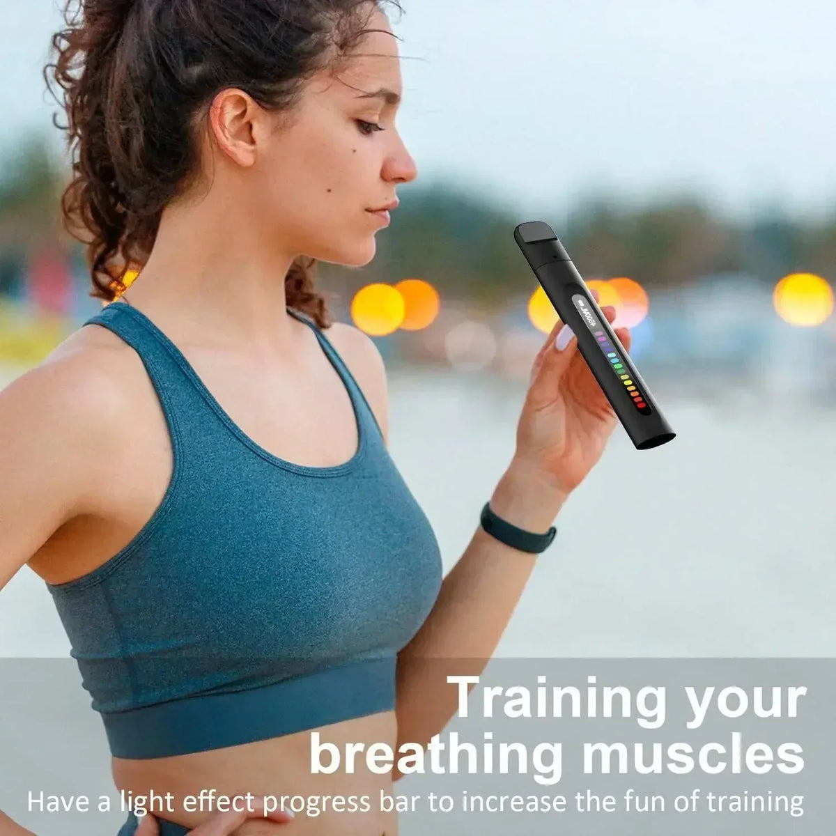 BreathBoost intelligenter Atemtrainer zum Training von Lungenkapazität und Ausdauer