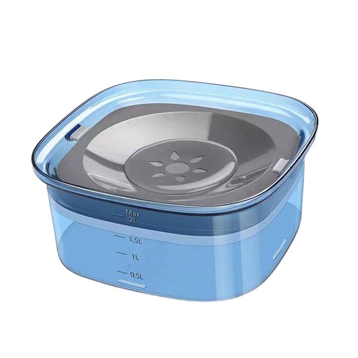 CleanPet Auslaufsicherer Wassernapf für Hunde und Katzen mit spritzgeschütztem Design