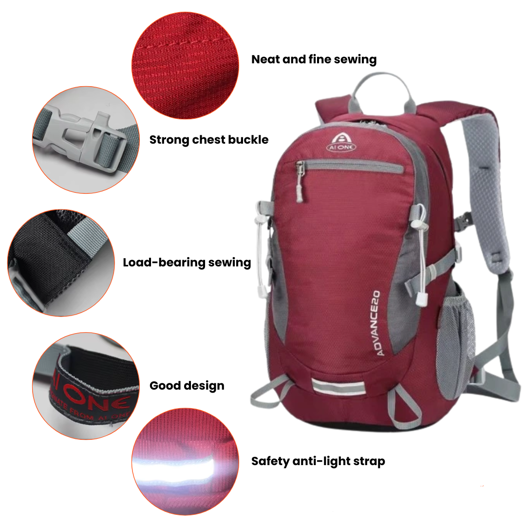 Zaino da trekking 20L – Resistente e confortevole per ogni avventura