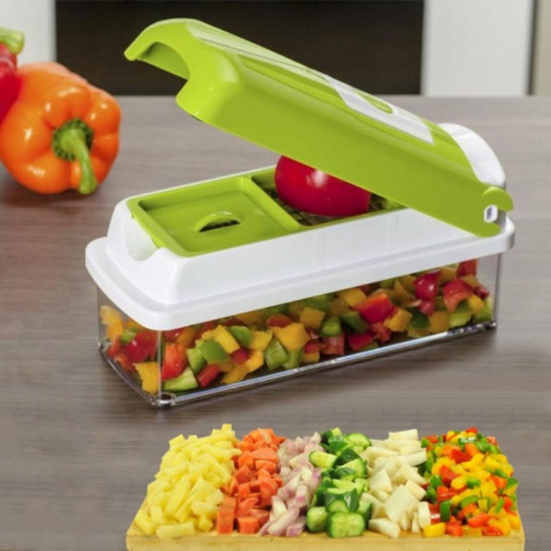 KitchenMaster 12-in-1 Gemüsehacker und -schneider