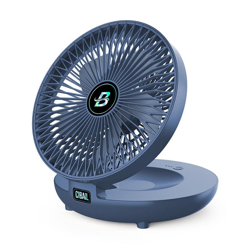 Mini-opvouwbare ventilator met oplaadbare batterij, verstelbaar en stil