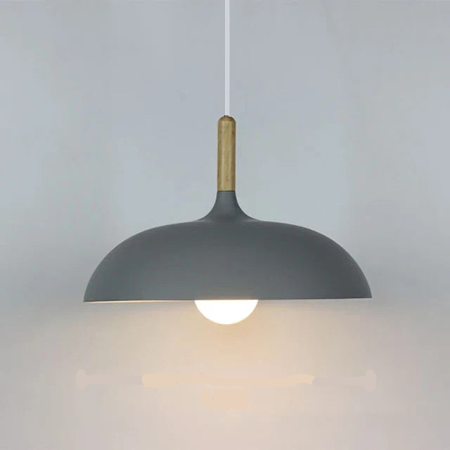 NordicOak skandinavische Eichen-Deckenleuchte, moderne LED-Pendelleuchte