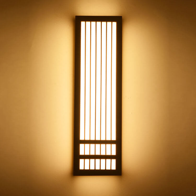 ShizuLight Japanse houten led-wandlamp met warm sfeervol licht