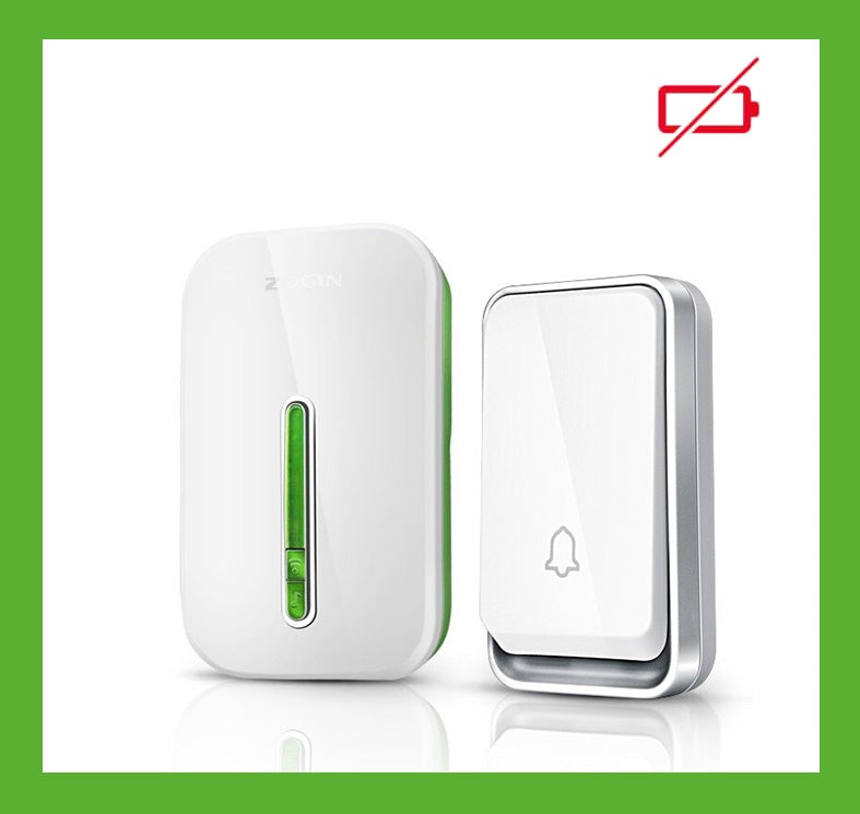 Campanello wireless senza batteria, impermeabile e con ampia portata