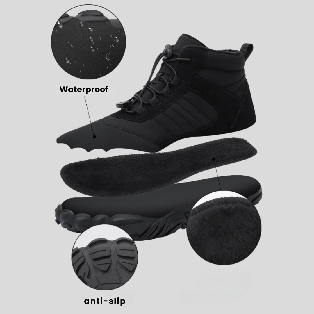 Barfuß-Winterschuhe für Damen – Natürlicher Komfort, Flexibilität und Wärme