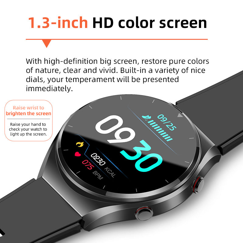 HealthGuard Pro Smartwatch mit Fitnessmessung, Schrittzähler und Schlaftracking