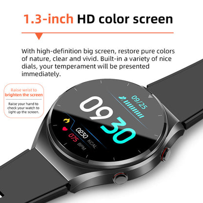 HealthGuard Pro Smartwatch mit Fitnessmessung, Schrittzähler und Schlaftracking