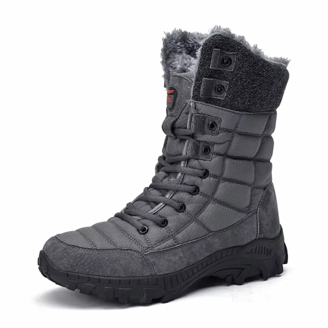 Waterdichte winterlaarzen voor heren met thermische voering en antislipzool