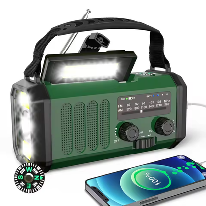 Professionelles Notfallradio – Solar- und handkurbelbetrieben – Unverzichtbar für Notfälle