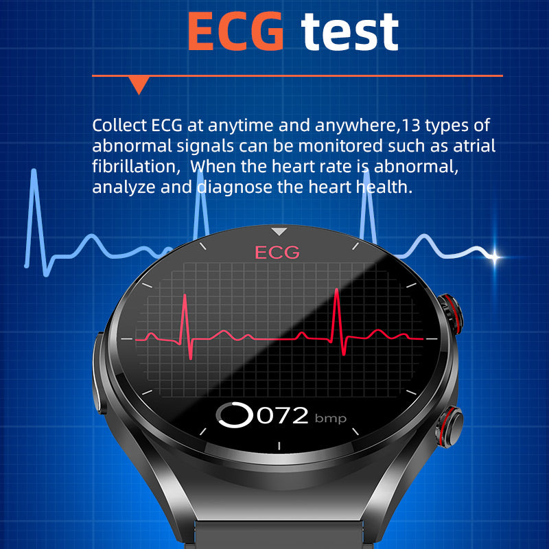HealthGuard Pro Smartwatch mit Fitnessmessung, Schrittzähler und Schlaftracking