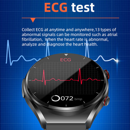 HealthGuard Pro Smartwatch mit Fitnessmessung, Schrittzähler und Schlaftracking