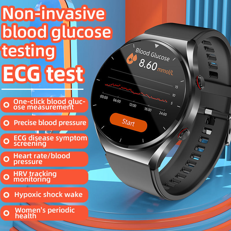 HealthGuard Pro Smartwatch mit Fitnessmessung, Schrittzähler und Schlaftracking