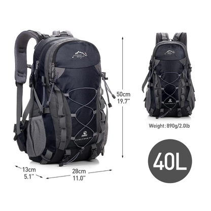 40L vandrerygsæk – Let outdoor- og trekkingrygsæk til rejser