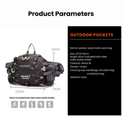 Multifunktionale Outdoor-Tasche – Zum Wandern und für Outdoor-Abenteuer