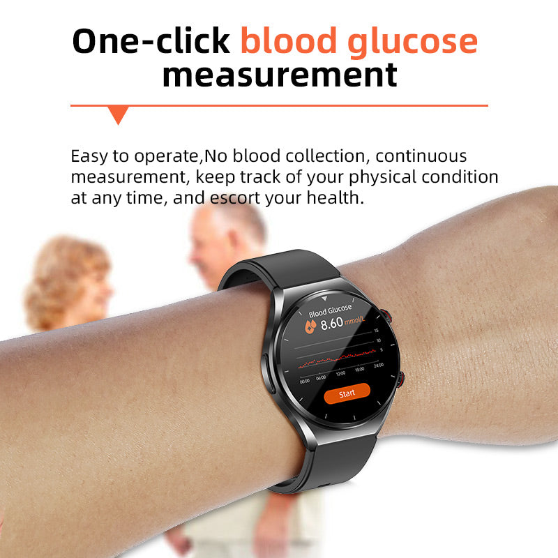 HealthGuard Pro Smartwatch mit Fitnessmessung, Schrittzähler und Schlaftracking