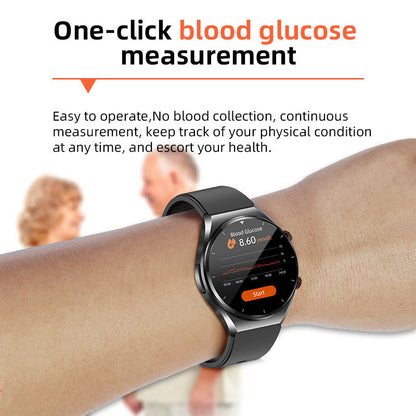 HealthGuard Pro Smartwatch mit Fitnessmessung, Schrittzähler und Schlaftracking