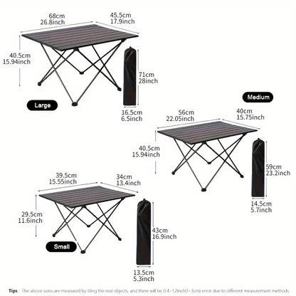 Faltbarer Campingtisch – leicht und robust für Outdoor-Abenteuer