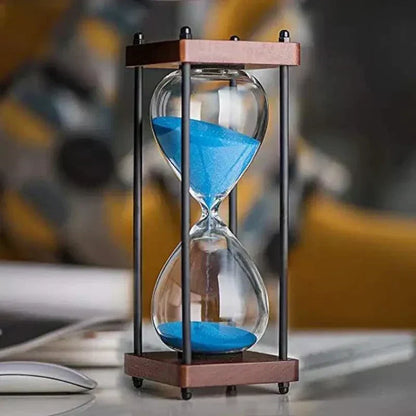Zandloper van 60 minuten, elegant voor tijdbeheer en decoratie