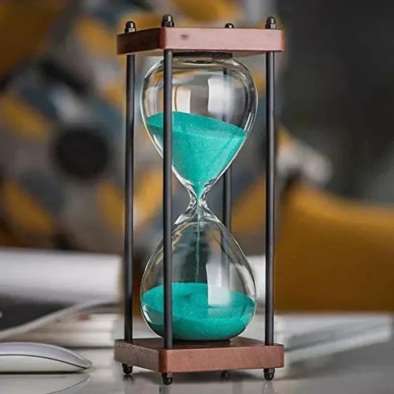 Zandloper van 60 minuten, elegant voor tijdbeheer en decoratie