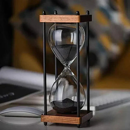 Zandloper van 60 minuten, elegant voor tijdbeheer en decoratie