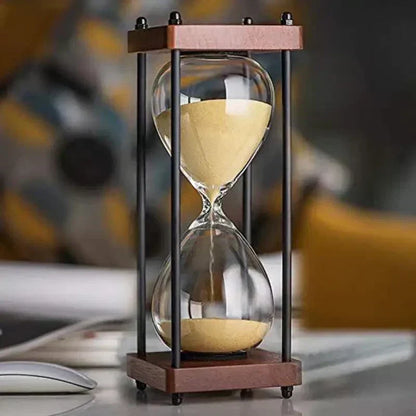 Zandloper van 60 minuten, elegant voor tijdbeheer en decoratie