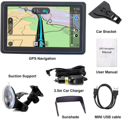 7-Zoll-GPS-Navigation für Auto und Lkw – aktualisiertes GPS-Navigationssystem 2026