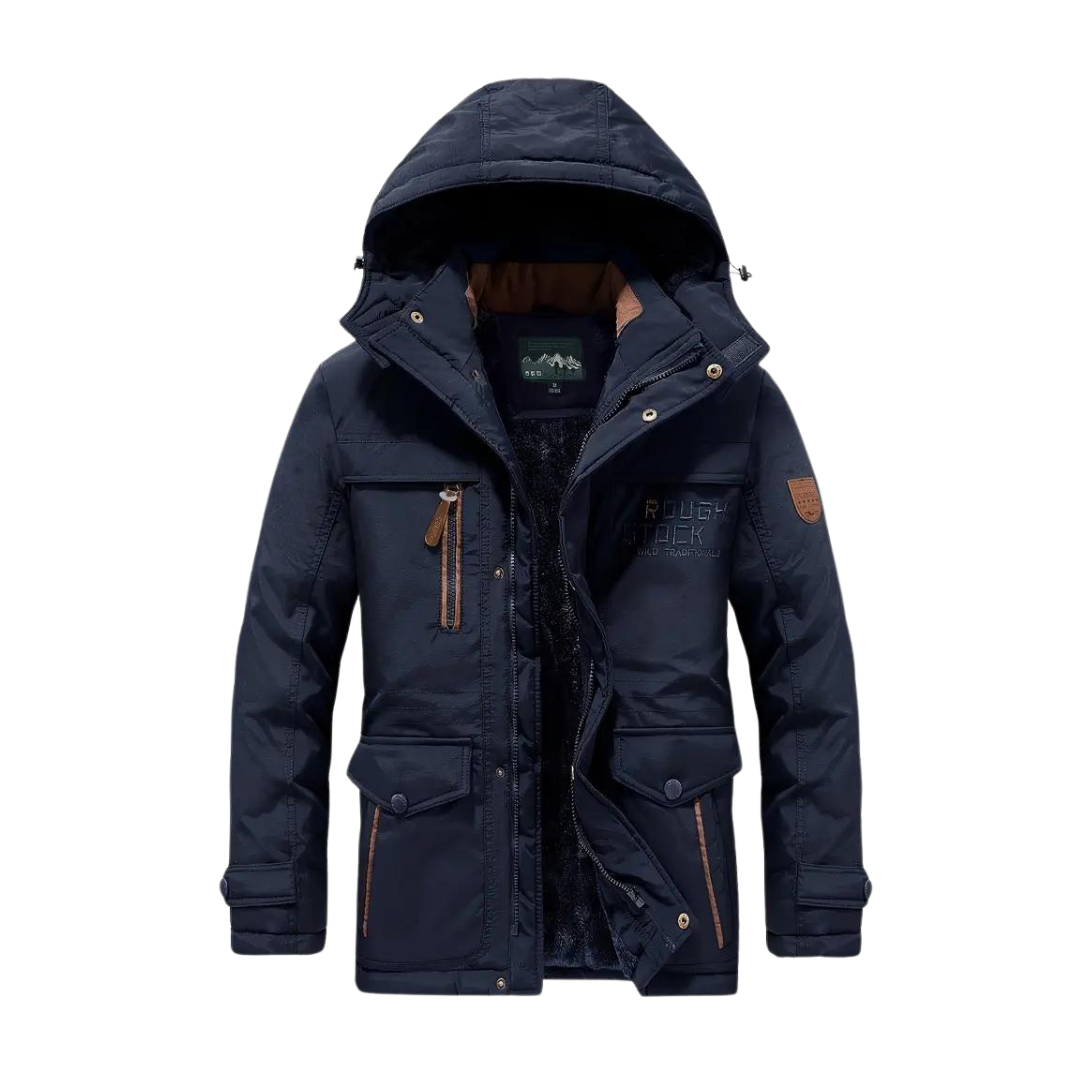 Isolierte Outdoorjacke – Wasser- und winddicht für Herbst und Winter