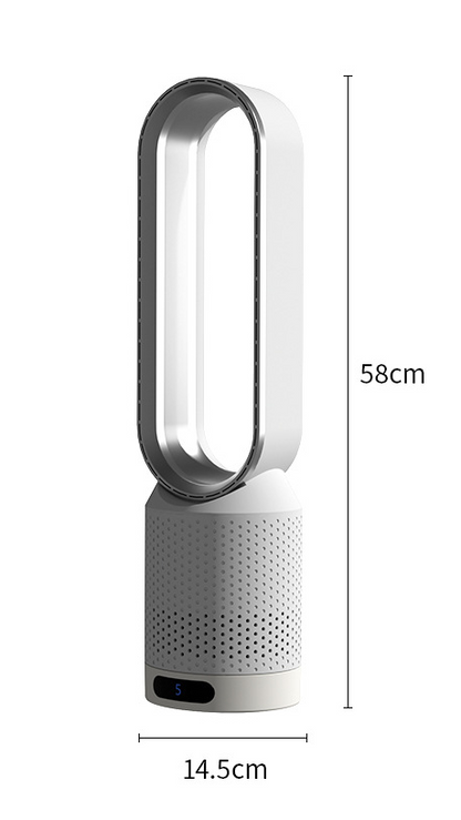 AirPure Pro Bærbar Luftkøler med UV-C Lys, Ionisator og 6L Vandtank