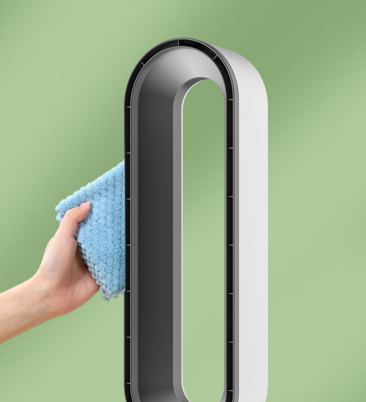 AirPure Pro Bærbar Luftkøler med UV-C Lys, Ionisator og 6L Vandtank