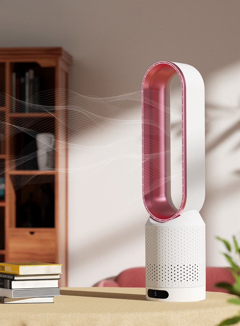 AirPure Pro Bærbar Luftkøler med UV-C Lys, Ionisator og 6L Vandtank