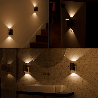 Alova LED-Steckdosenleuchte mit Dimmfunktion und Sensor für Flur, Schlafzimmer und Treppe