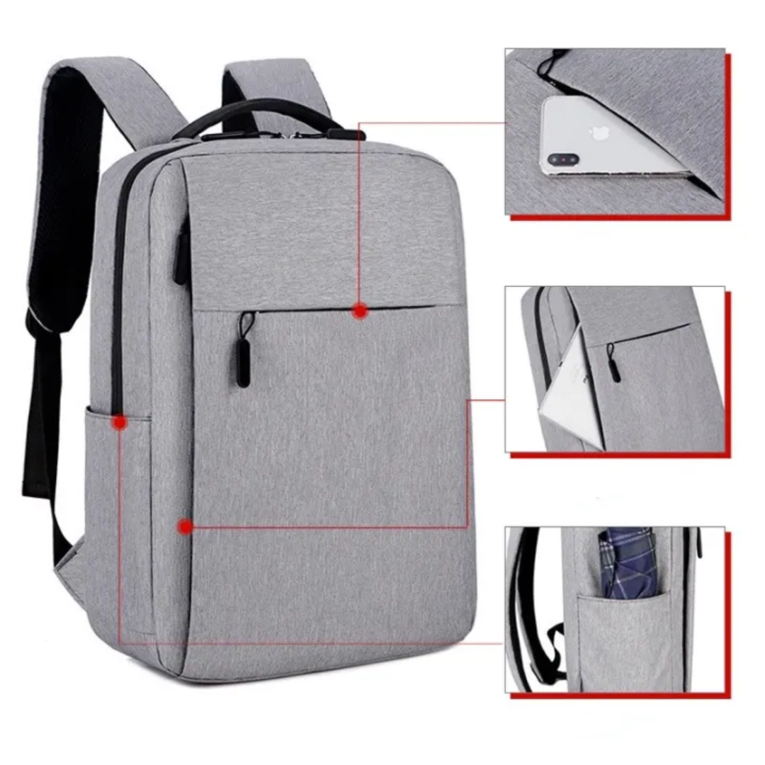Zaino antifurto con ricarica USB e protezione RFID