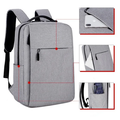 Zaino antifurto con ricarica USB e protezione RFID