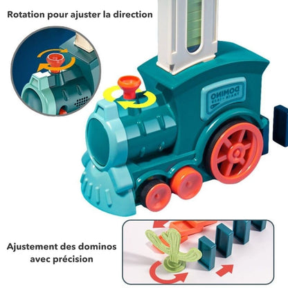 Automatischer Dominostein-Zug für kreativen Spielspaß für Kinder