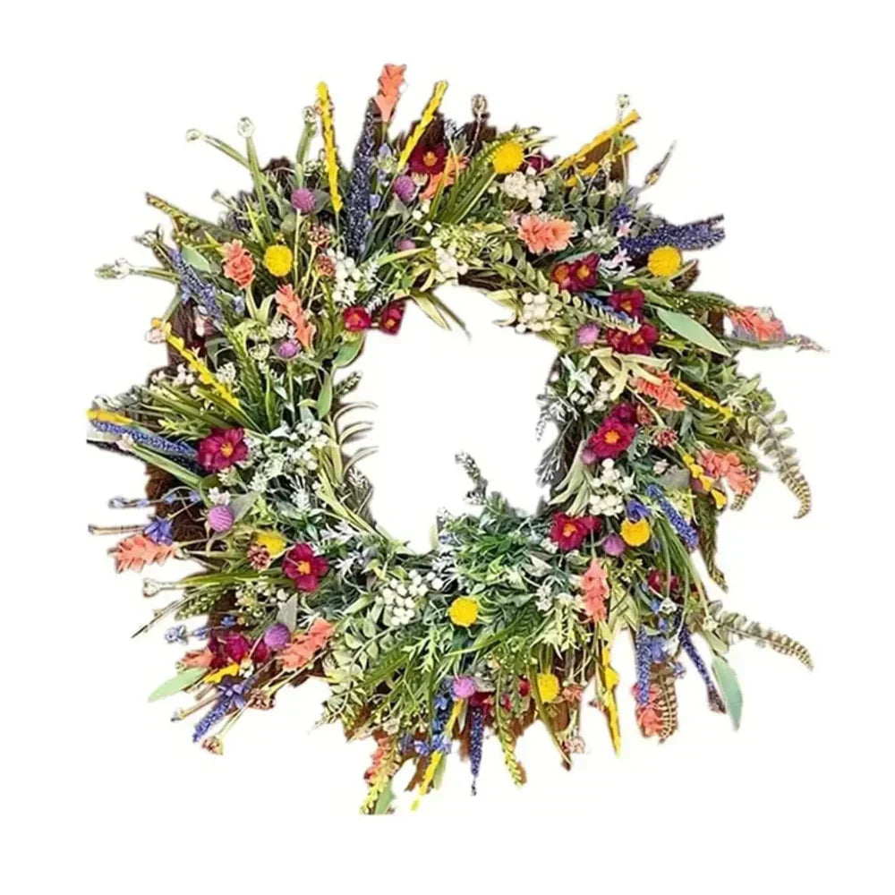 Bloomora handgemaakte bloemenkrans voor de deur