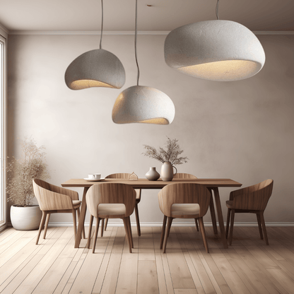 Bordeauxkleurige hanglamp met dimbare verlichting en verstelbare ophanging