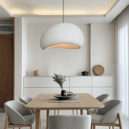 Bordeauxkleurige hanglamp met dimbare verlichting en verstelbare ophanging