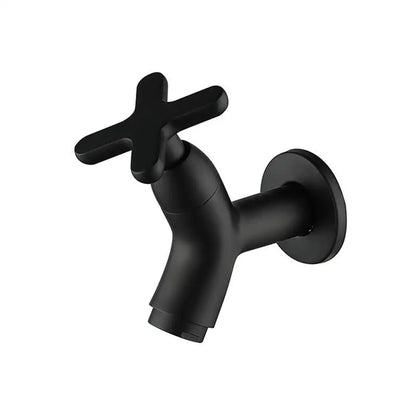 BrassFlow wandgemonteerde koudwaterkraan van massief messing met ergonomische greep