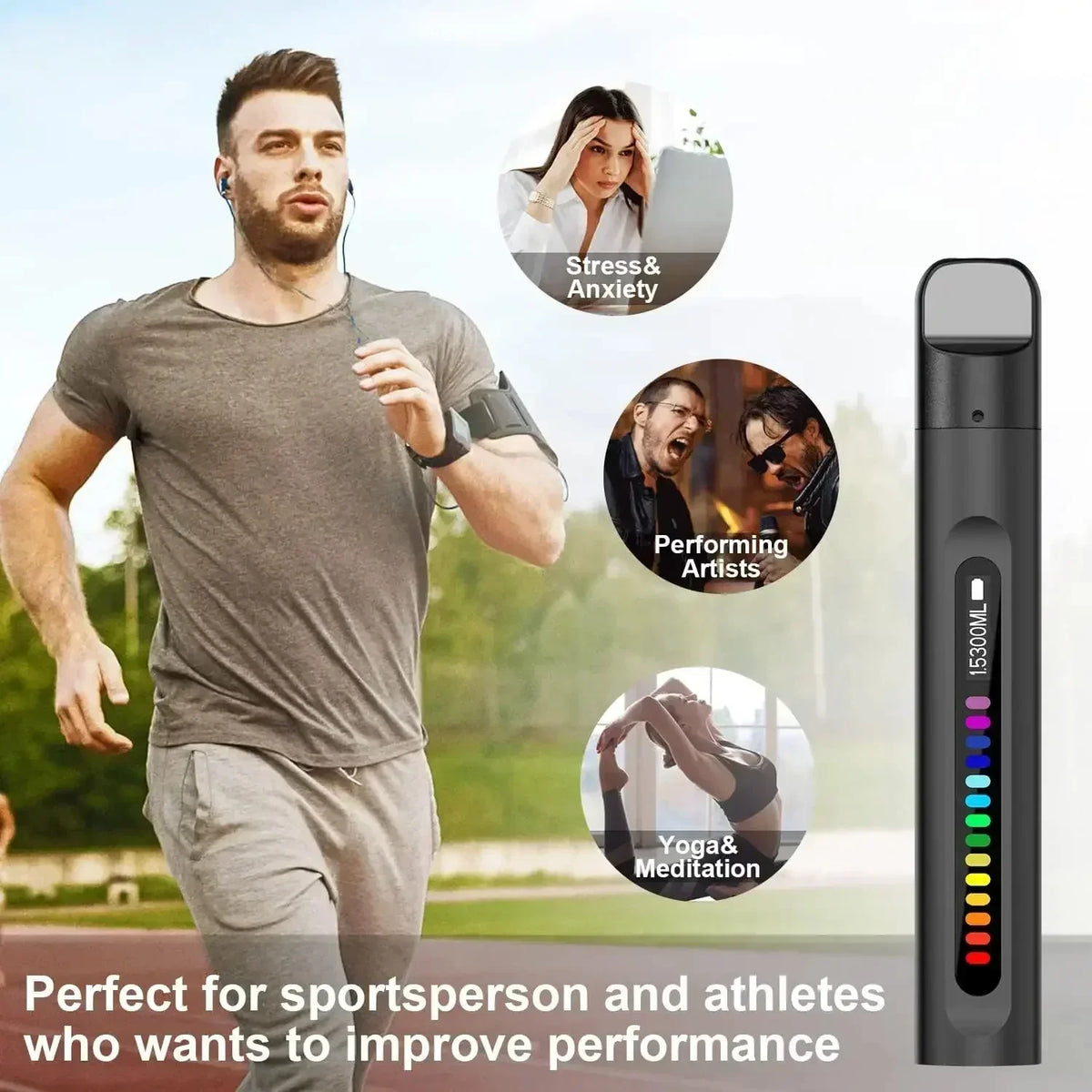BreathBoost intelligenter Atemtrainer zum Training von Lungenkapazität und Ausdauer