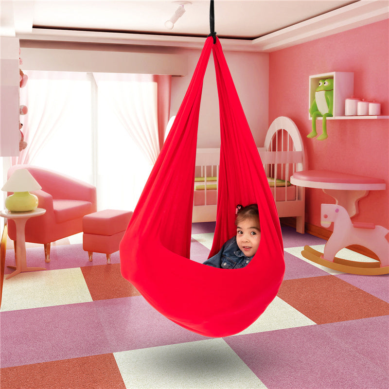 Altalena sensoriale CalmGlide per bambini, da interno, con sistema di sospensione
