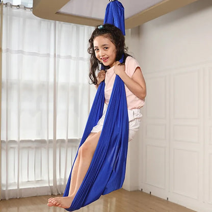 Altalena sensoriale CalmGlide per bambini, da interno, con sistema di sospensione