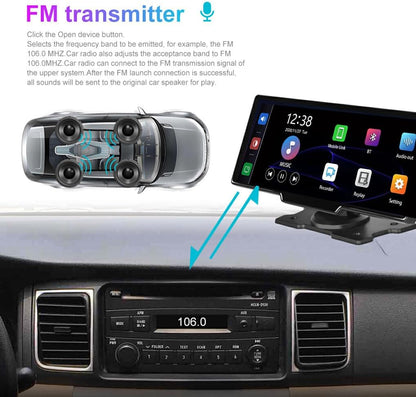 Schermo smart per auto CarVision Pro con CarPlay, Android Auto e dashcam