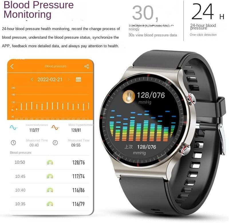 CardioSense ECG-Smartwatch mit fortschrittlicher Gesundheitsüberwachung