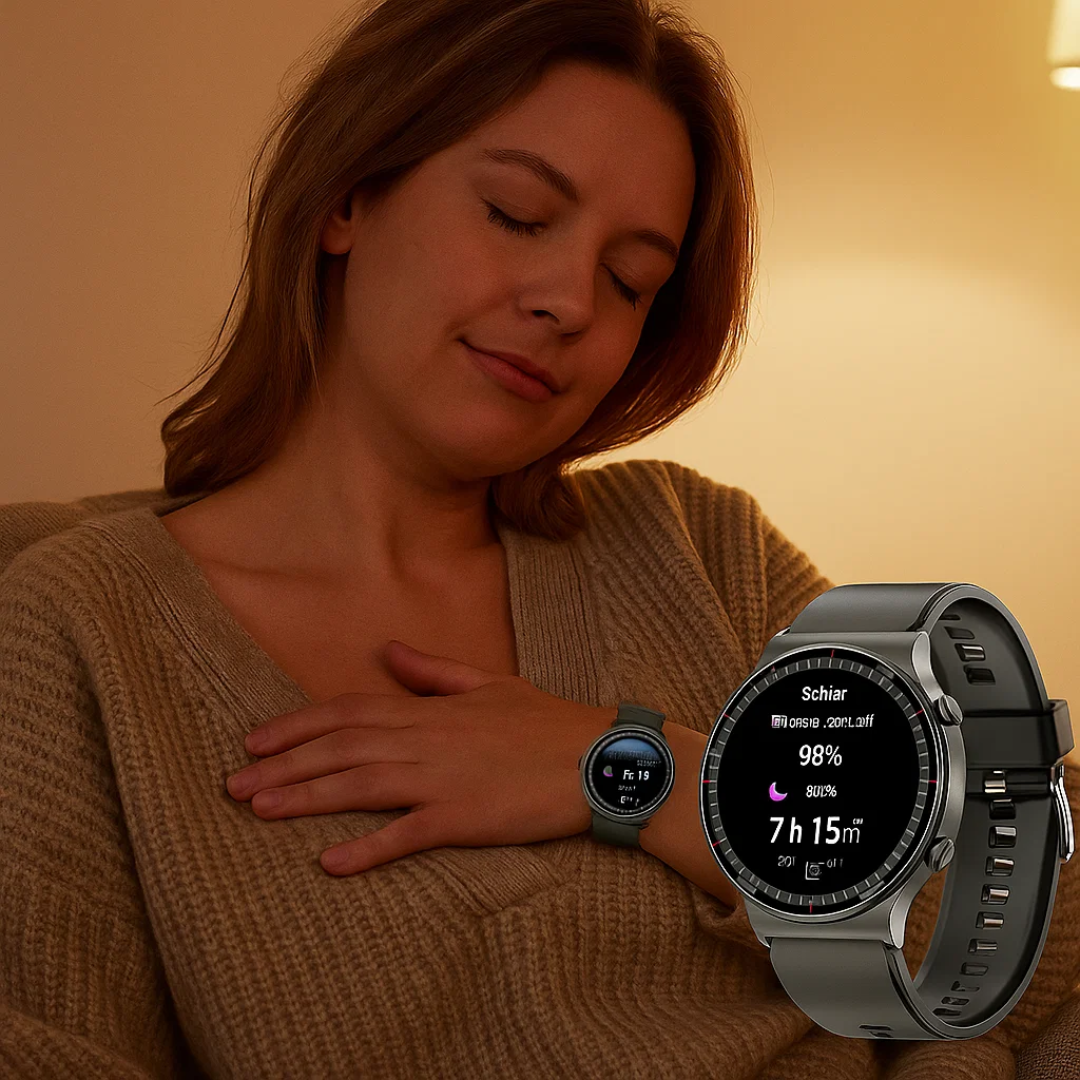 CardioSense ECG-Smartwatch mit fortschrittlicher Gesundheitsüberwachung
