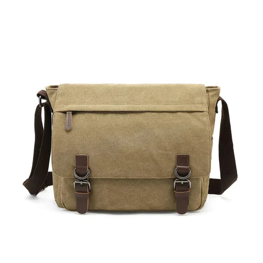 Carlos, robuste Canvas-Schultertasche für den Alltag