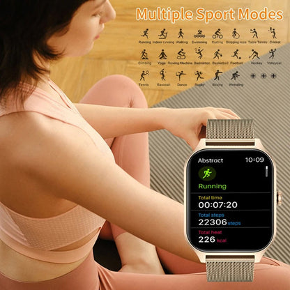 ChicTime-smartwatch voor vrouwen met fitness- en gezondheidsmonitoring