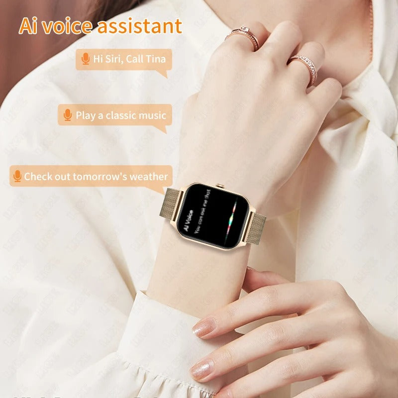 ChicTime-smartwatch voor vrouwen met fitness- en gezondheidsmonitoring